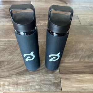 Peloton Black Water Bottles with Logo